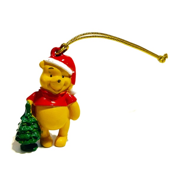 Disney Winnie the Pooh Christmas Lot Vintage Gift Bows Stocking Figure Ornament - Picture 10 of 11